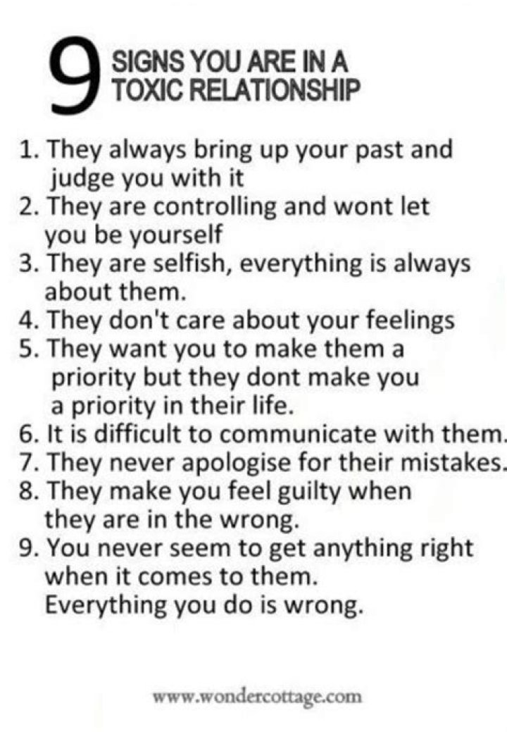 10 Toxic Relationship Quotes & Sayings