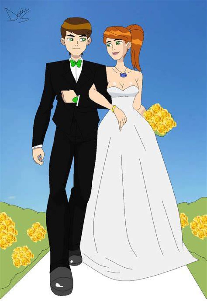 Ben and Gwen Just Married by csgIII on DeviantArt