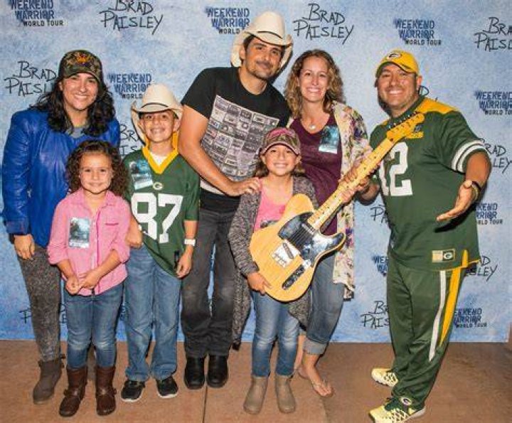 Brad Paisley & Family countrymusic Kimberly williams, Brad paisley