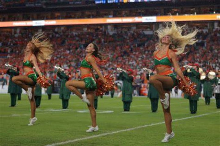 Cheerleaders of Football Bowl Season