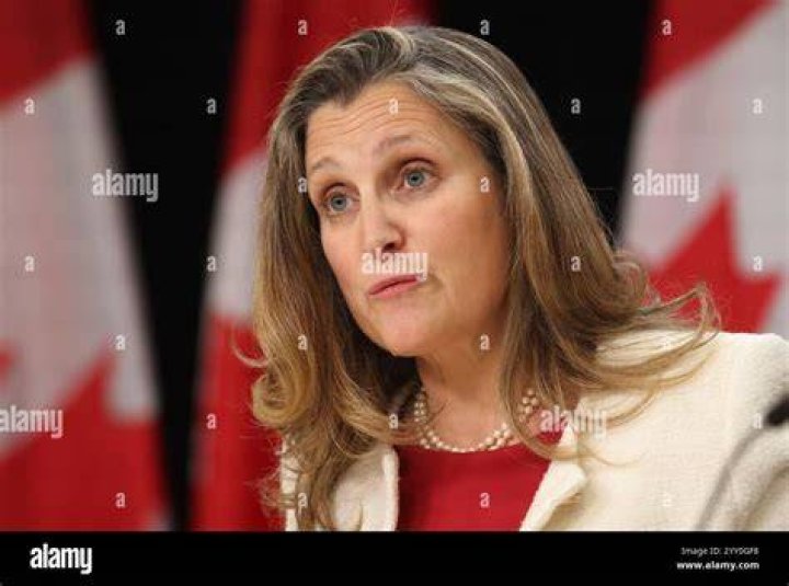 Chrystia Freeland Deputy Prime Minister Renae Barnhill