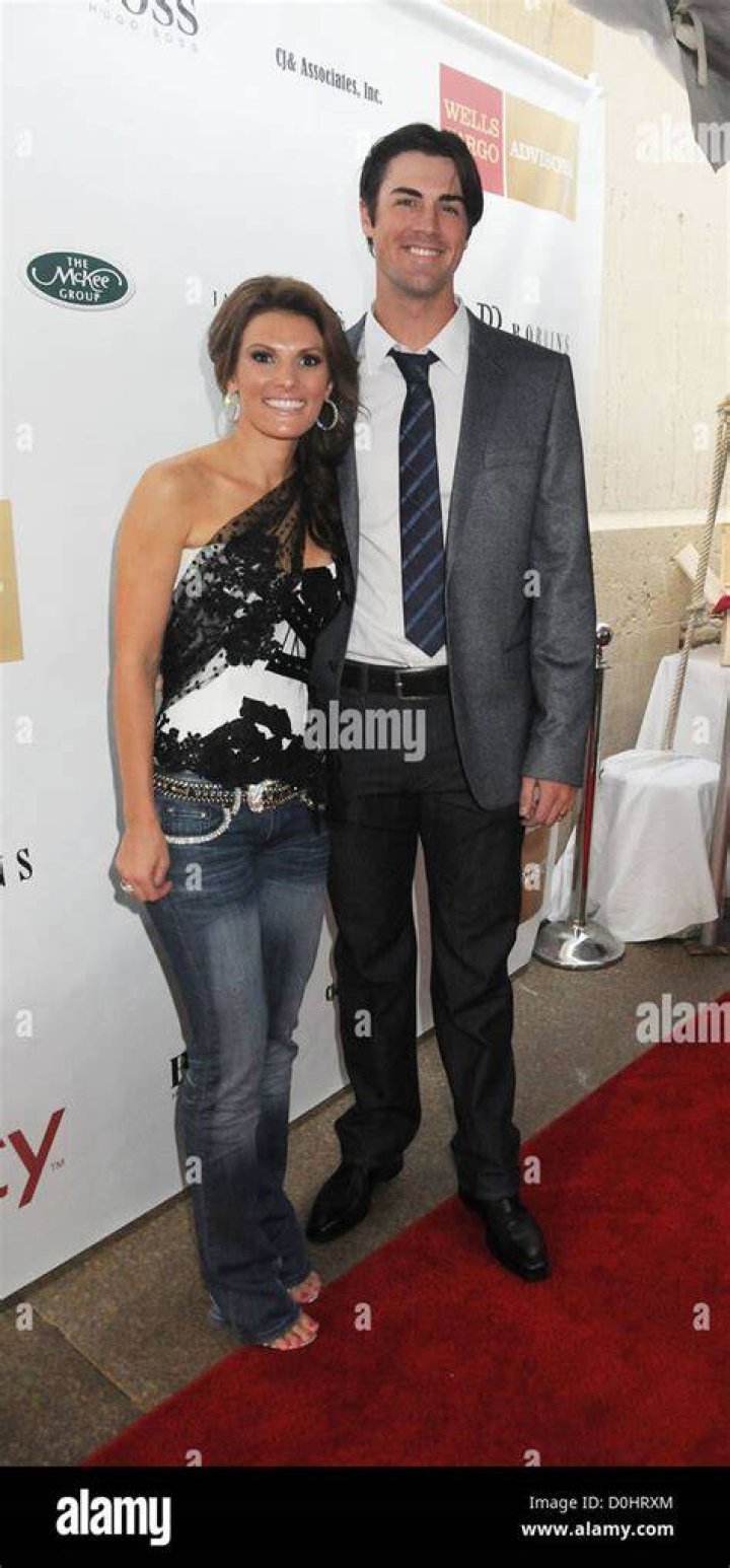 Cole Hamels and his wife Heidi Hamels Philadelphia Phillies Pitcher