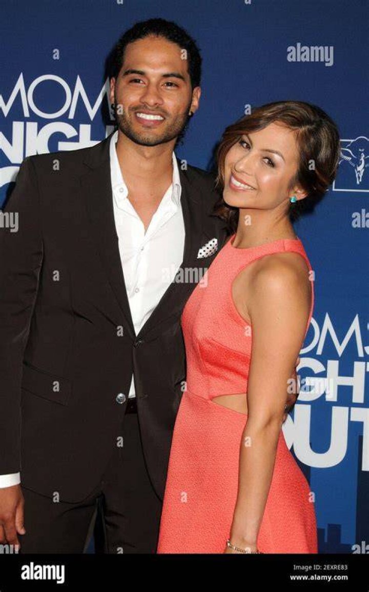 couple Anjelah Johnson and Manwell Reyes Anjelah johnson