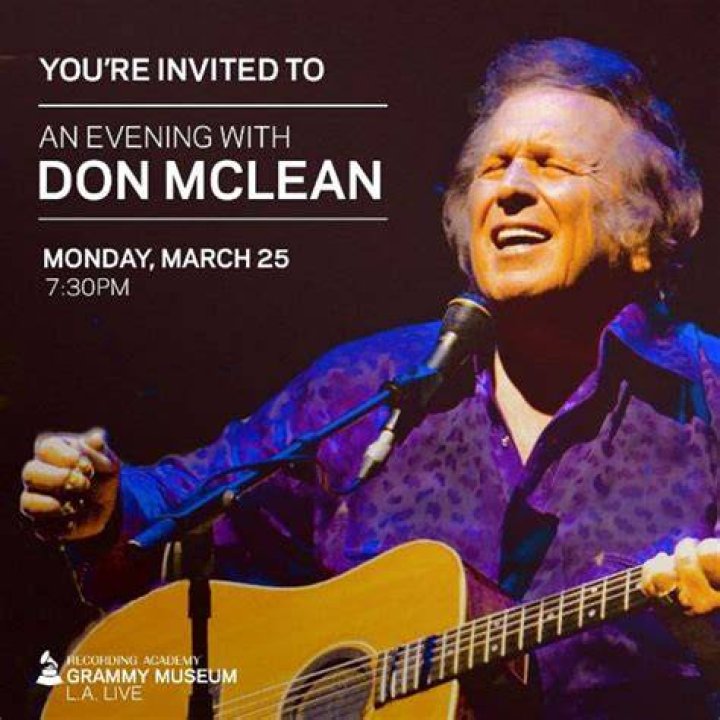 Don McLean announces &lsquo;American Pie&rsquo; 50th anniversary world tour