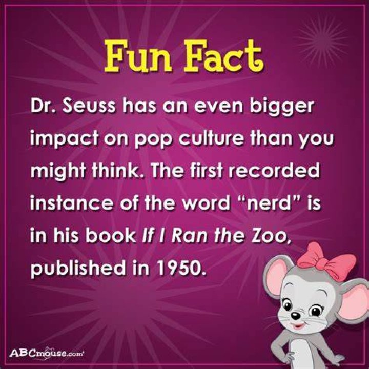 Fun fact Dr. Seuss&rsquo; wife wrote most of his stories. He cheated on her