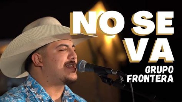 Grupo Frontera No Se Va Karaoke YouTube