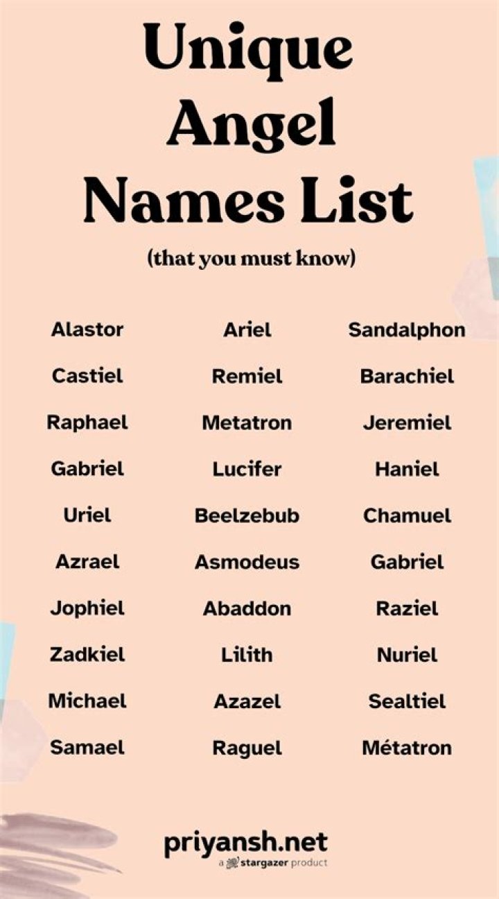 Heavenly and Divine Angel Names for Girls Mama Natural