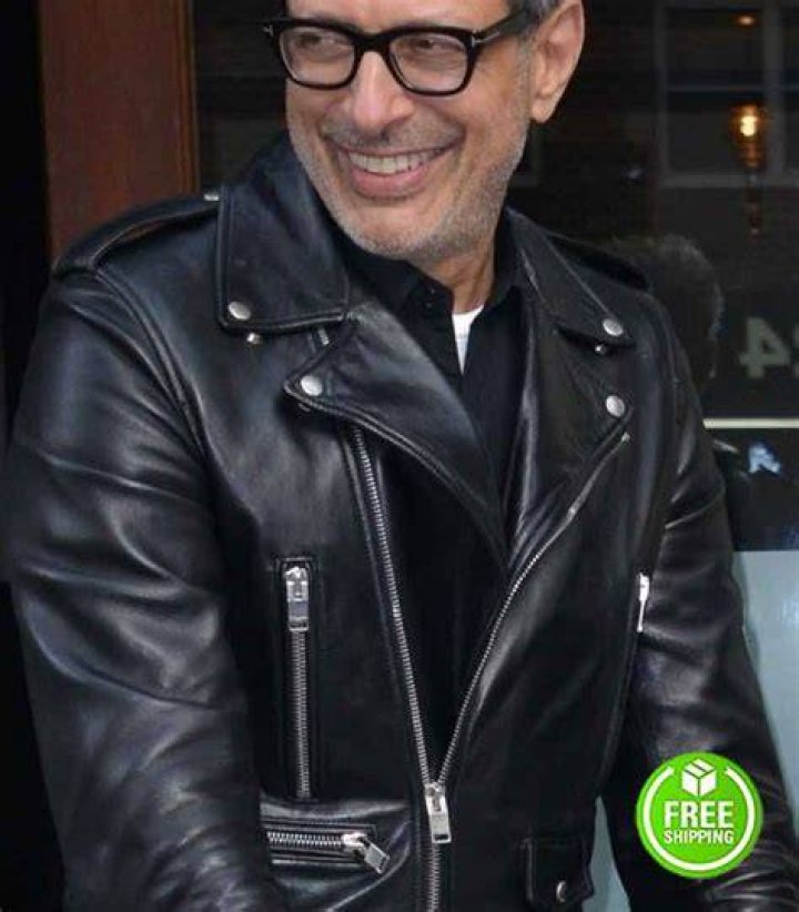 Jeff Goldblum rocks biker jacket as he steps out with wife Emilie