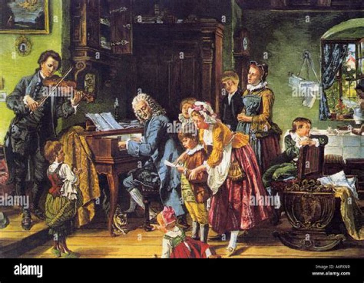 Johann Sebastian Bach And Family Photograph by Science Source