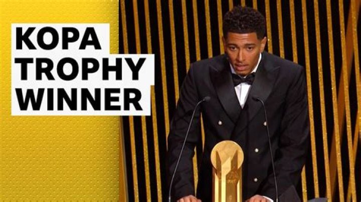 Jude Bellingham wins Kopa Trophy for best young player at Ballon d'Or