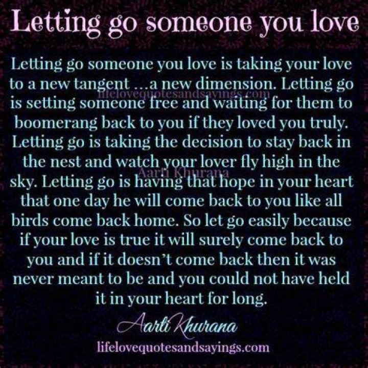 Letting Go Of Someone You Love Who Doesn't Love You of Success