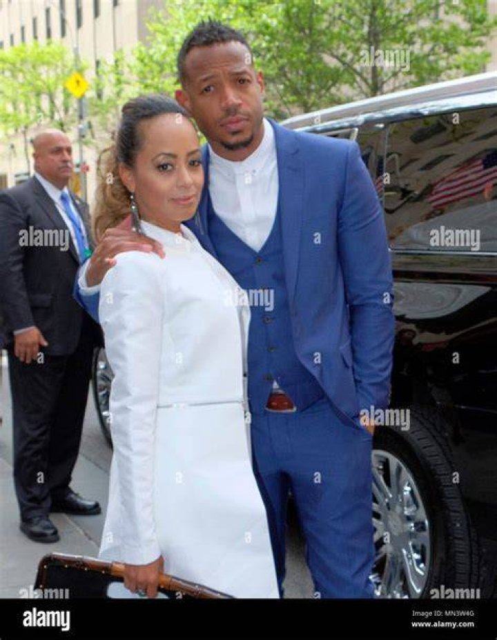 Marlon Wayans and Angelica Zachary 2017 NBCUniversal Golden Globes