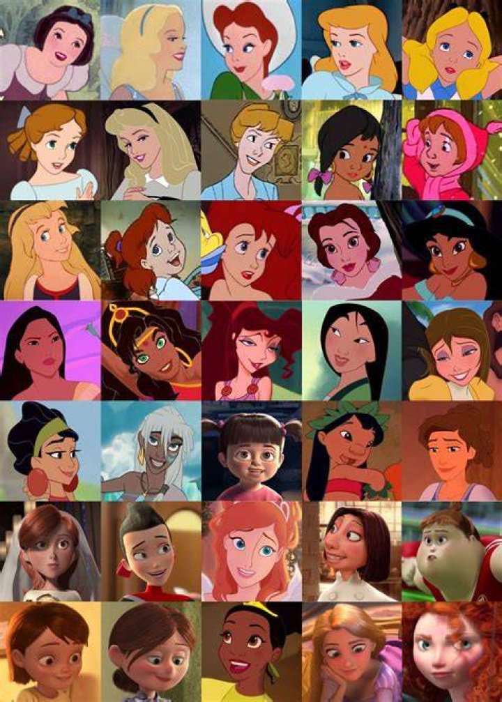 Mujeres Disney Disney girl characters, Disney female characters