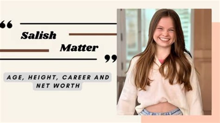 Salish Matter’s age, height, birthday, mom, net worth Legit.ng