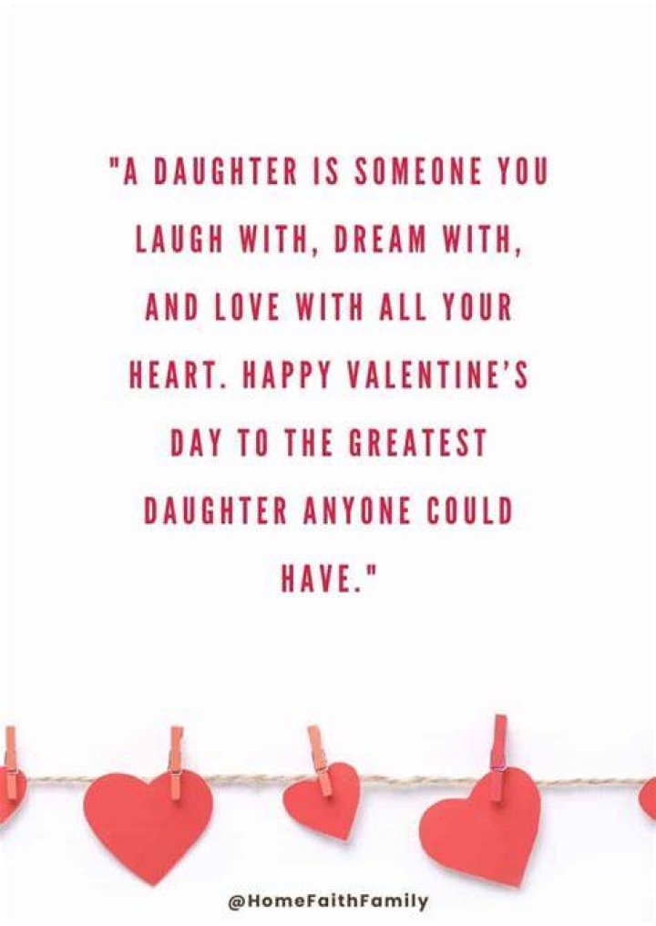 Send Your Daughter A Heartfelt Valentine's Wish